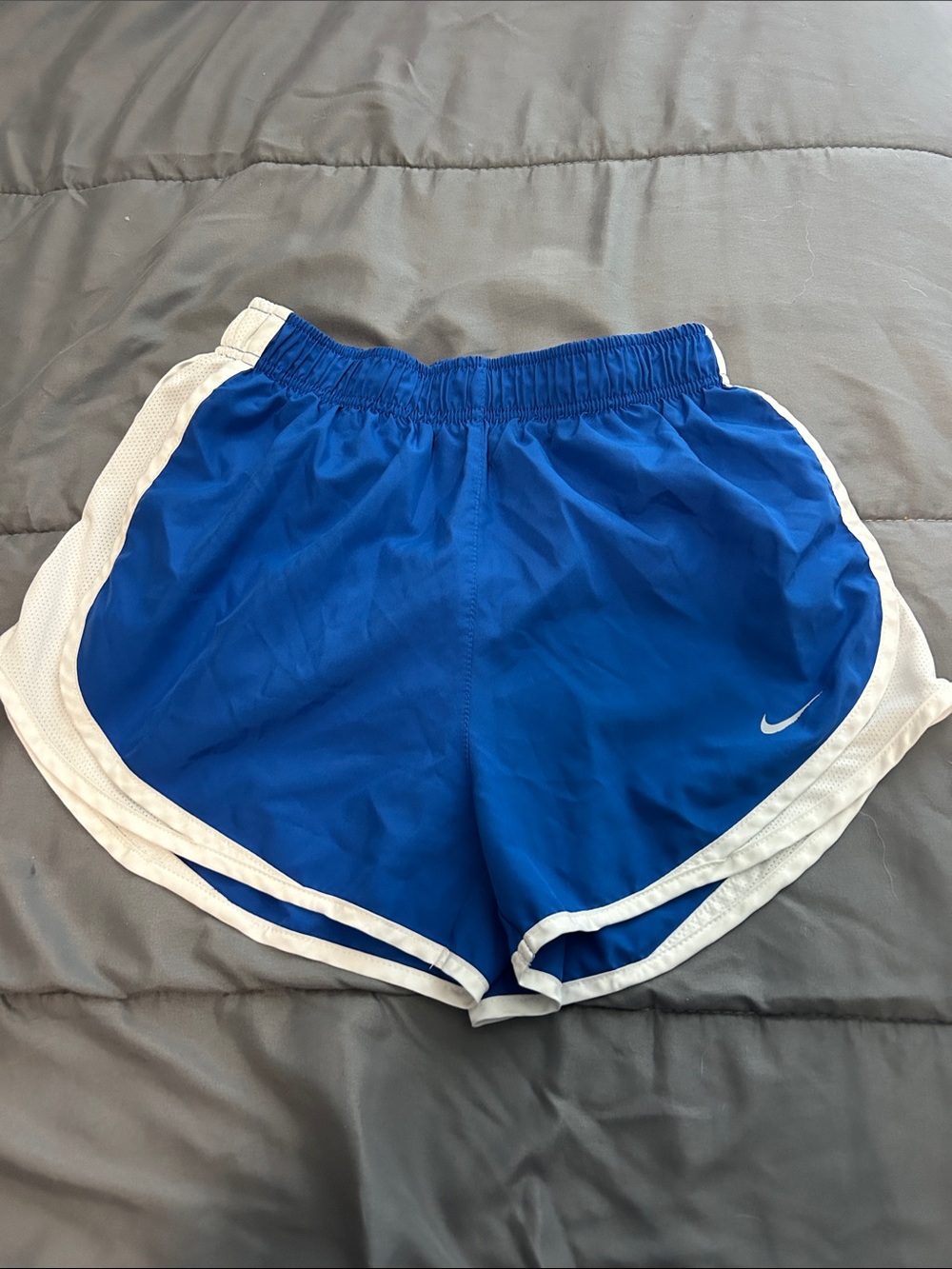 Nike Women’s Royal Blue Athletic Shorts with White Trim